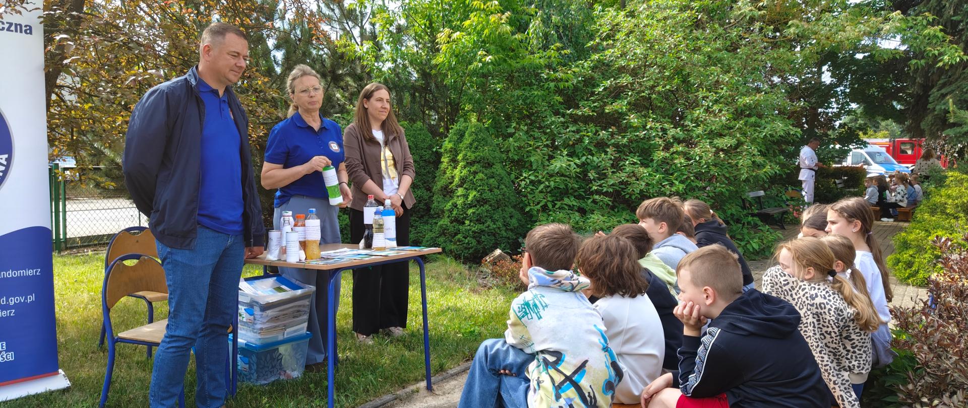 Akcja „Bezpieczne Wakacje” w Szkole Podstawowej nr 3 w Sandomierzu