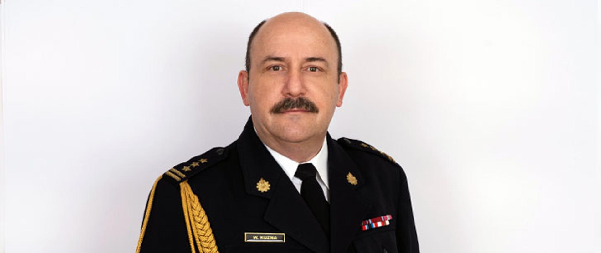 Komendant Miejski PSP st.bryg. Waldemar Kuźma