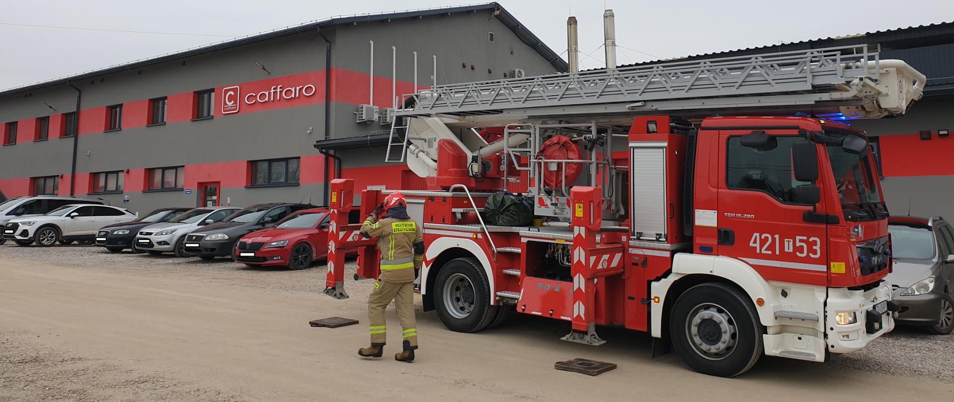 Ćwiczenia na obiekcie Zakładu Produkcyjnego „Caffaro” w miejscowości Słonowice – powiat kazimierski