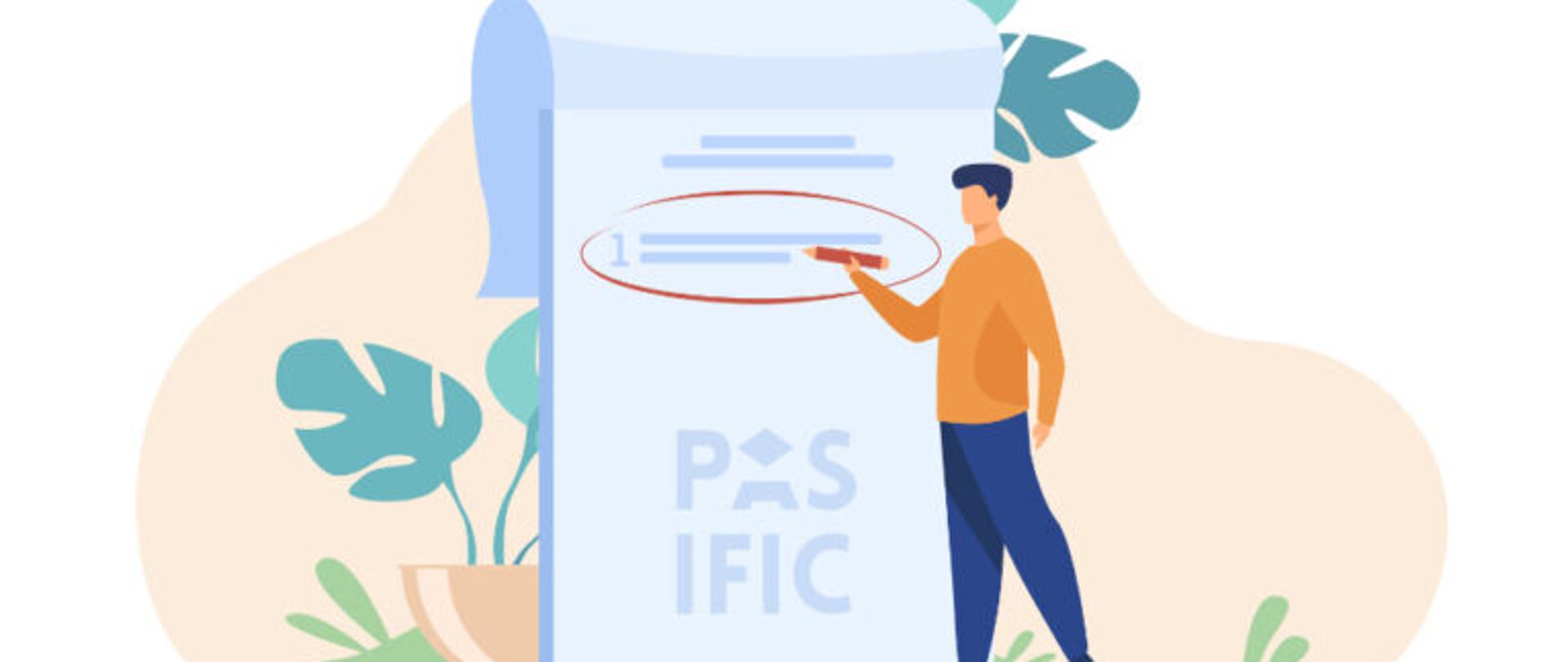 Manager prioritizing tasks in to do list. Man taking notes, planning his work, underlining important points. Vector illustration for agenda, checklist, management, efficiency concept