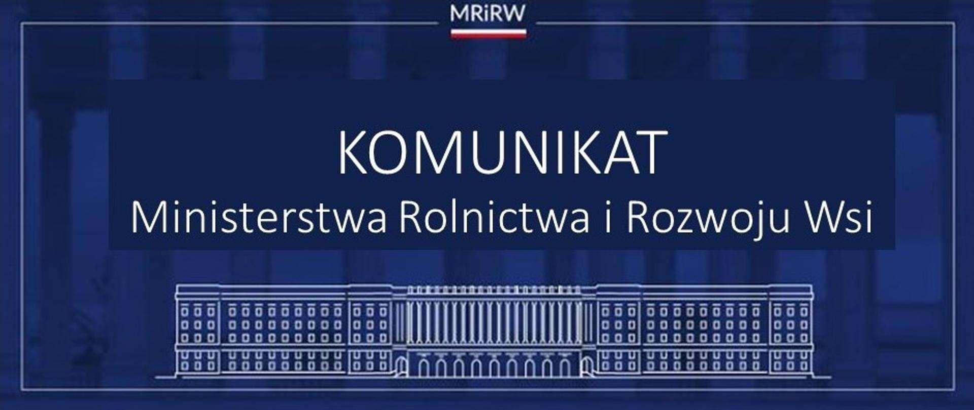Komunikat MRiRW
