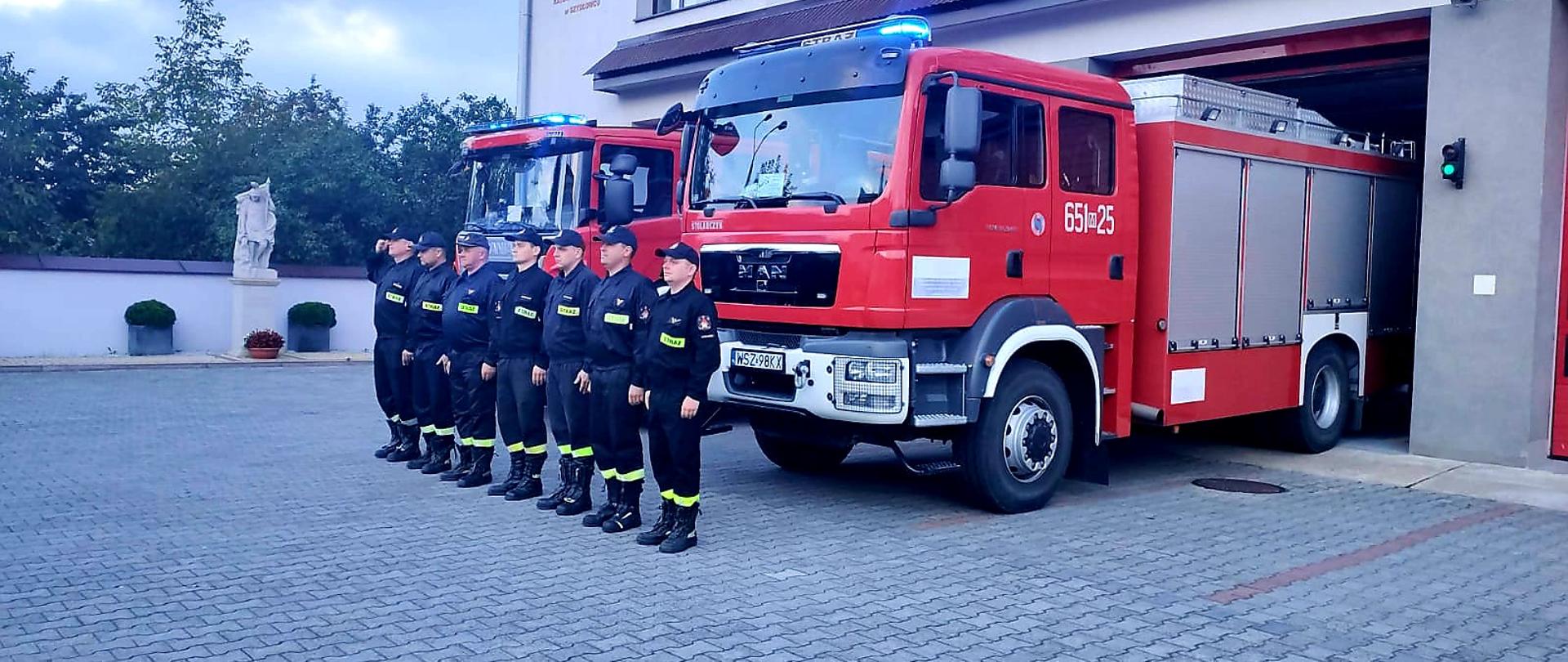 Minuta ciszy w hołdzie tragicznie zmarłemu Strażakowi