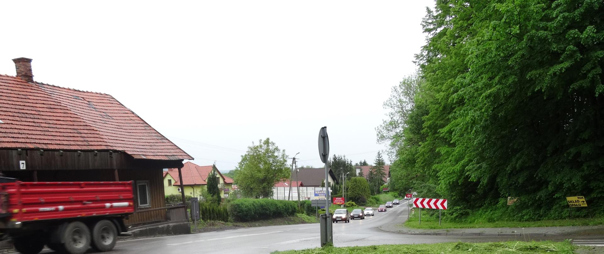 fragment pokazujacy skrzyżowanie z pojazdami