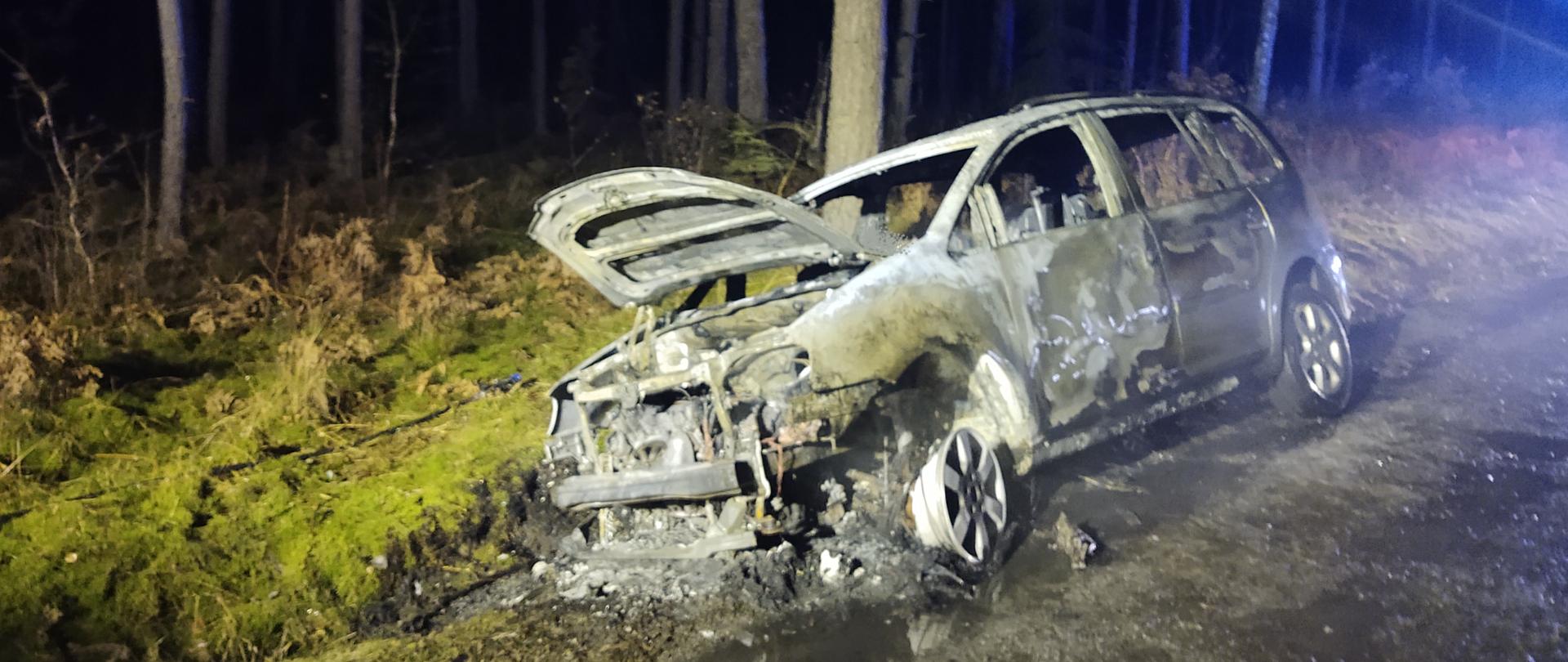 Pożar samochodu - Muszkowo