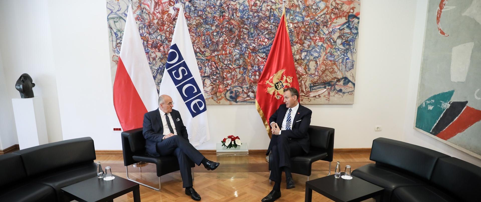 OSCE Chairman Zbigniew Rau's visit to Montenegro