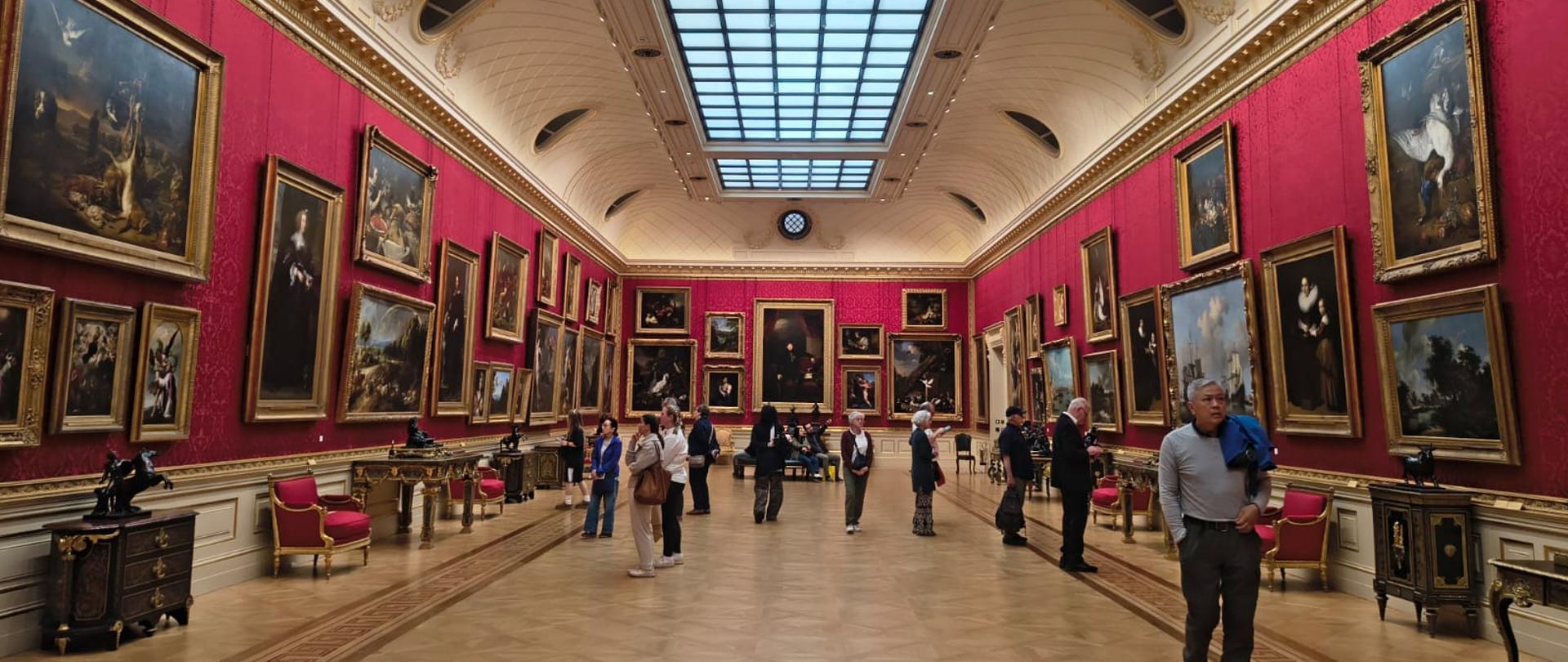 Fotografia ukazująca salę Wallace Collection
