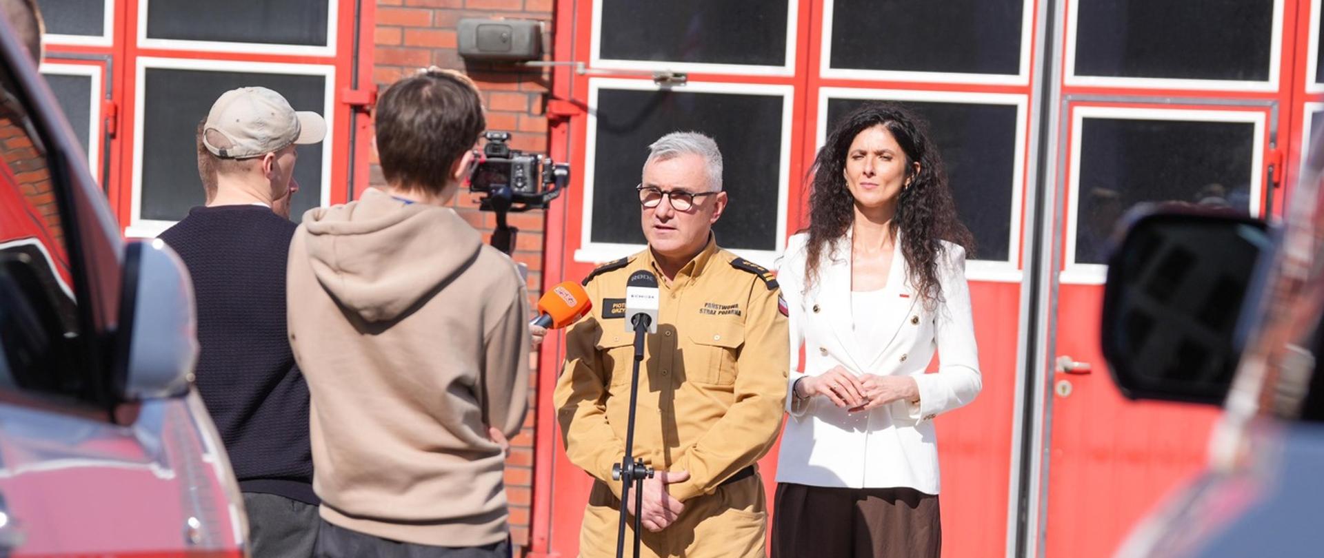 Konferencja prasowa we Wrocławiu „Stop Pożarom Traw”