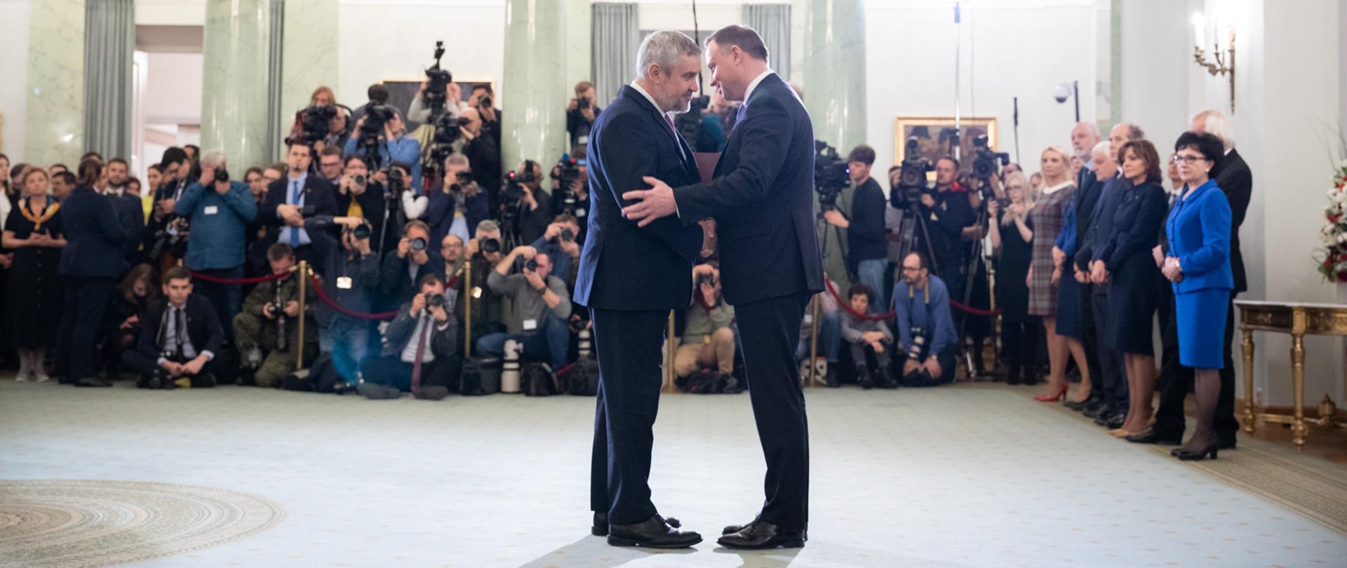 Prezydent A. Duda i minister J. K. Ardanowski