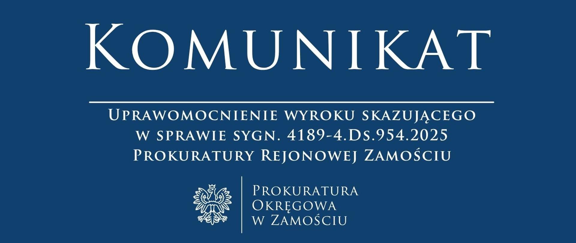 4189-4.Ds.954.2025 Prawomocny wyrok