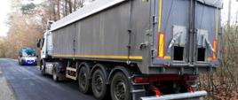 Pojazd ciężarowy zatrzymany przez inspektorów warmińsko-mazurskiej ITD
