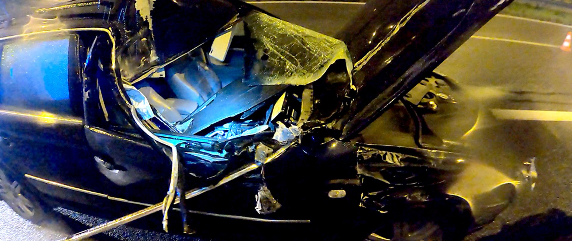 Zderzenie samochodu dostawczego z osobowym na A4 (429km) – 30.09.2022r.