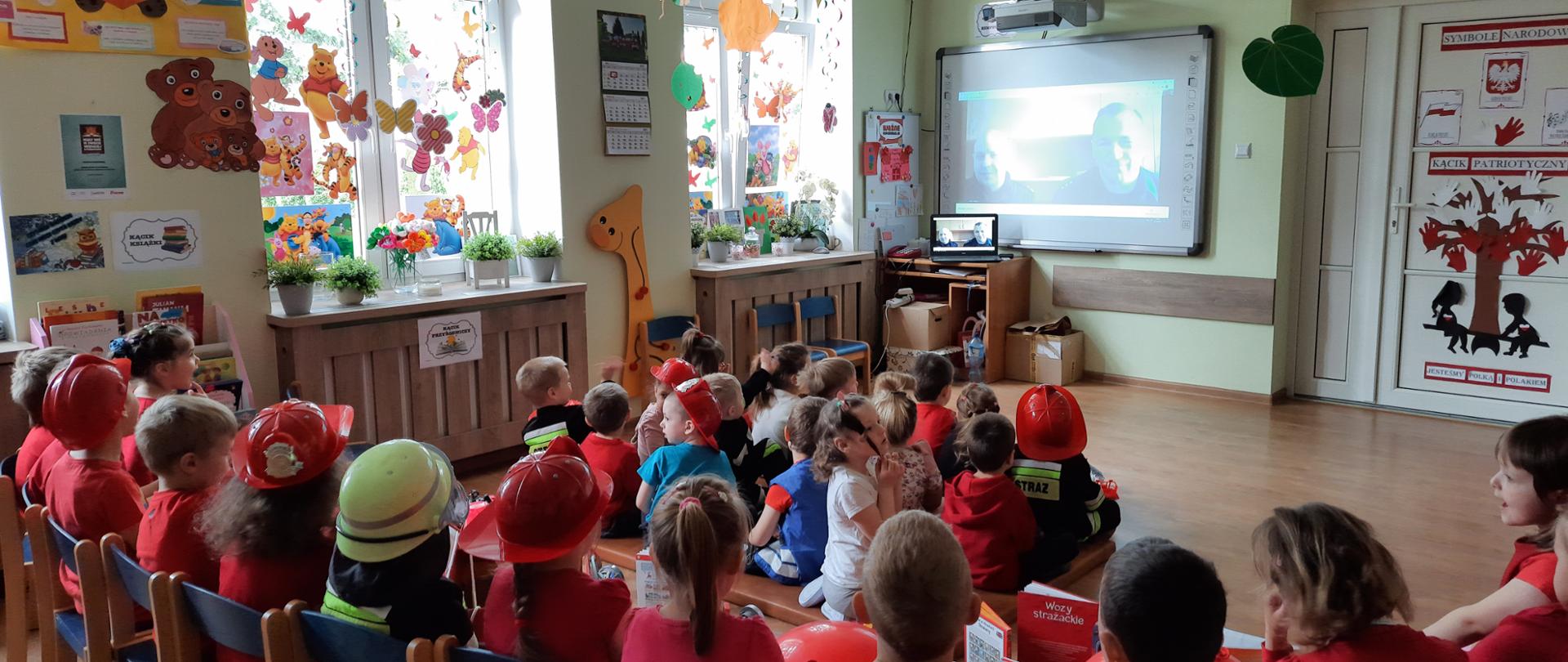 Spotkanie on-line z dziećmi z przedszkola samorządowego z Karnkowa
