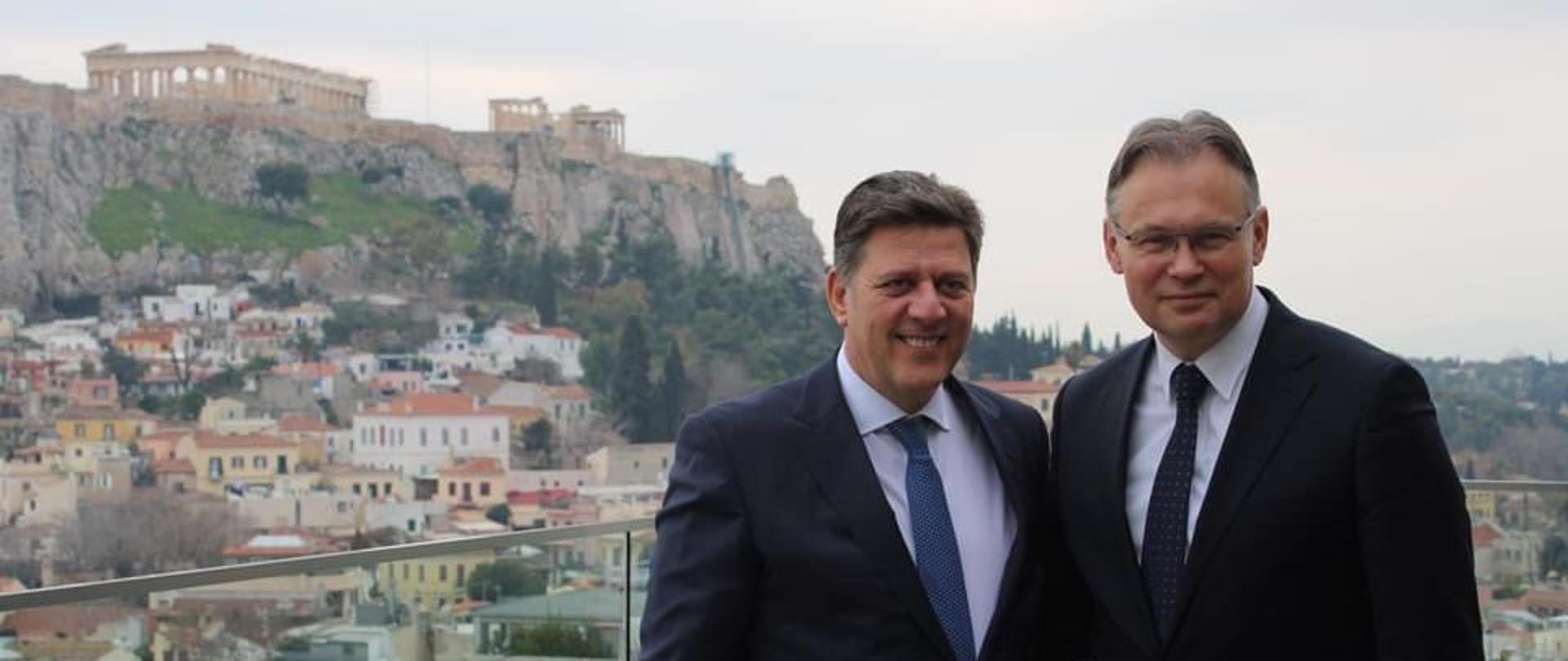 Podsekretarz stanu Arkadiusz Mularczyk z wizytą w Grecji 