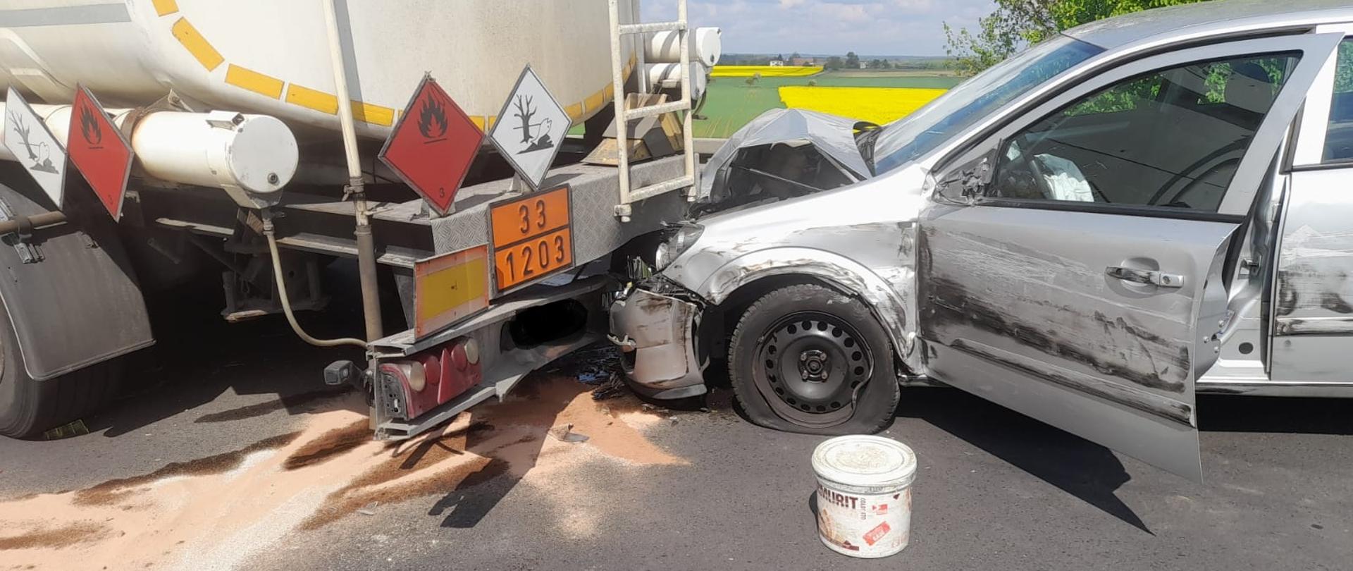 Niebezpieczne zdarzenie na DK24