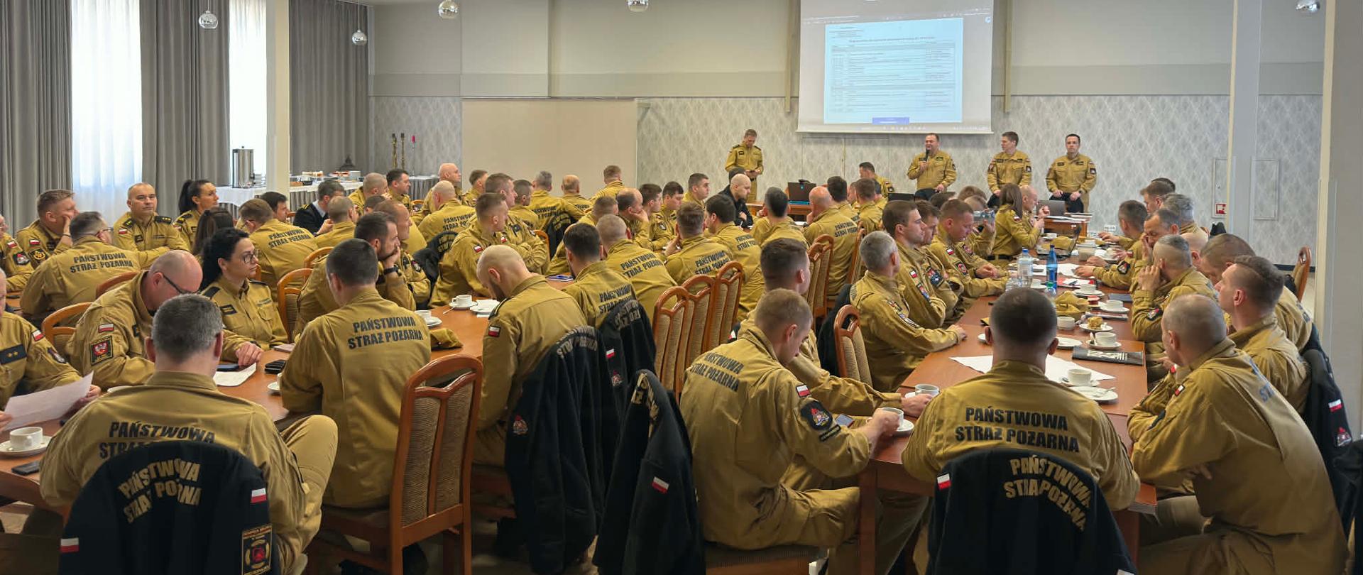 Dyżurni SK uczestniczący w naradzie