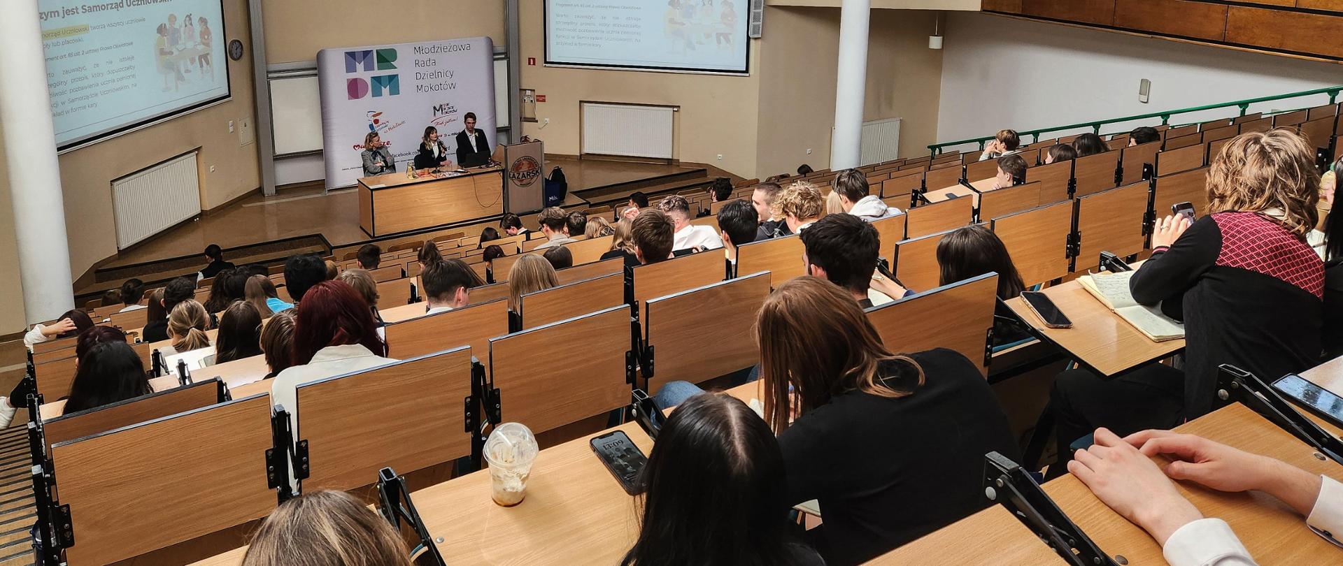 Przedstawiciele Rady Dialogu z Młodym Pokoleniem na Forum Młodzieżowych Rad Mazowsza