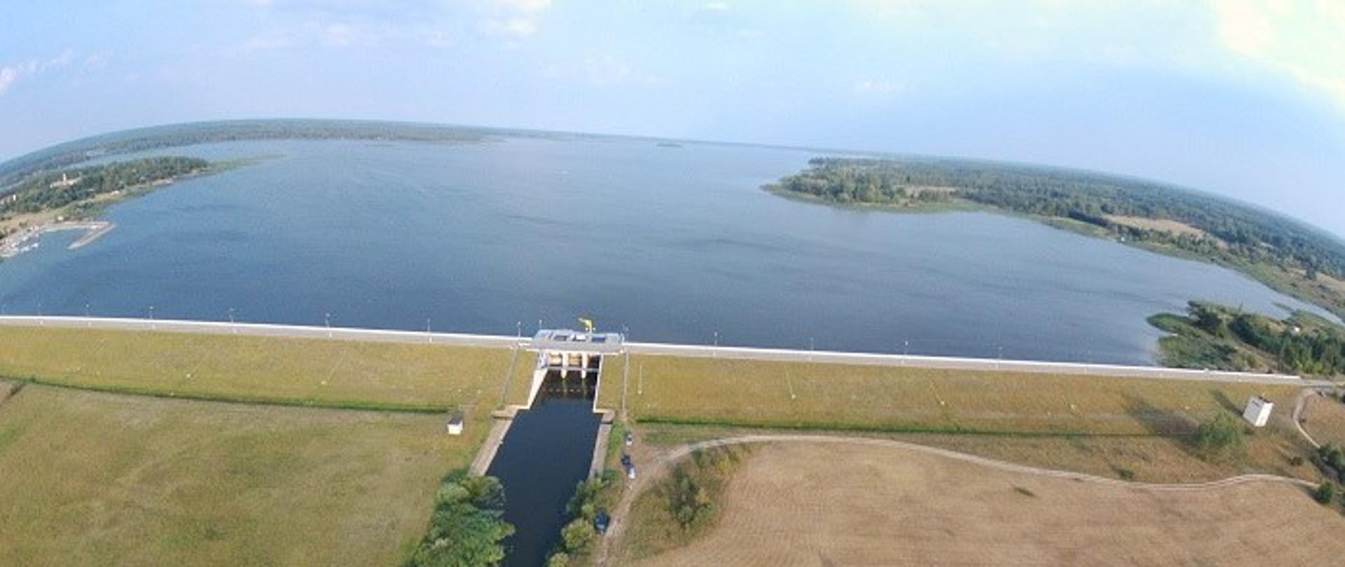 MEW Siemianówka z lotu ptaka