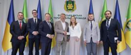 Na zdjęciu minister Katarzyna Pełczyńska-Nałęcz w towarzystwie innych uczestników spotkania