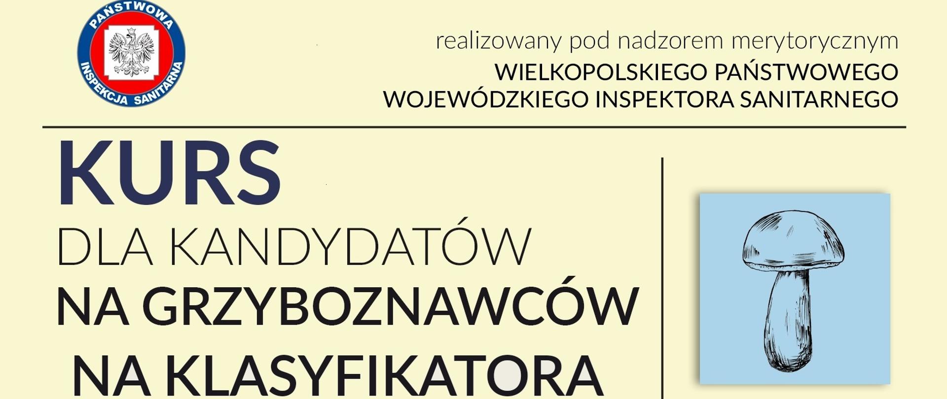 Kurs dla kandydatów na grzyboznawców