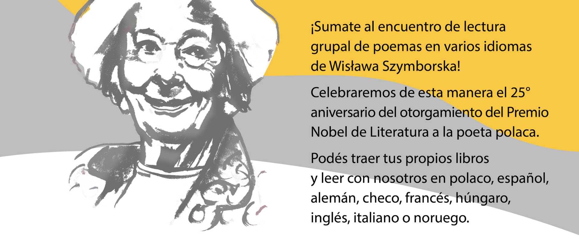 Wisława Szymborska Flyer 2021