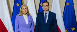 Spotkanie premiera Mateusza Morawieckiego z komisarz Unii Europejskiej ds. energii Kadri Simson.