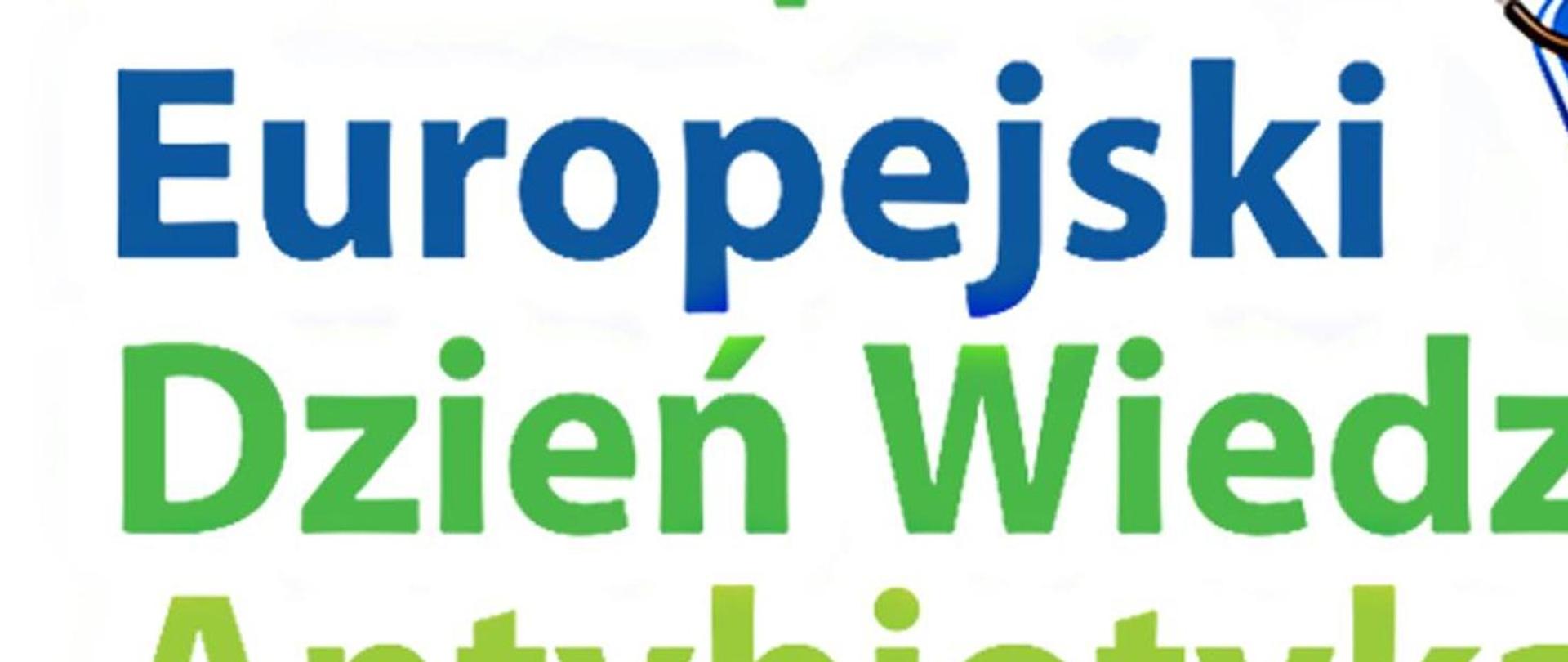 Baner Europejski Dzień Wiedzy o Antybiotykach