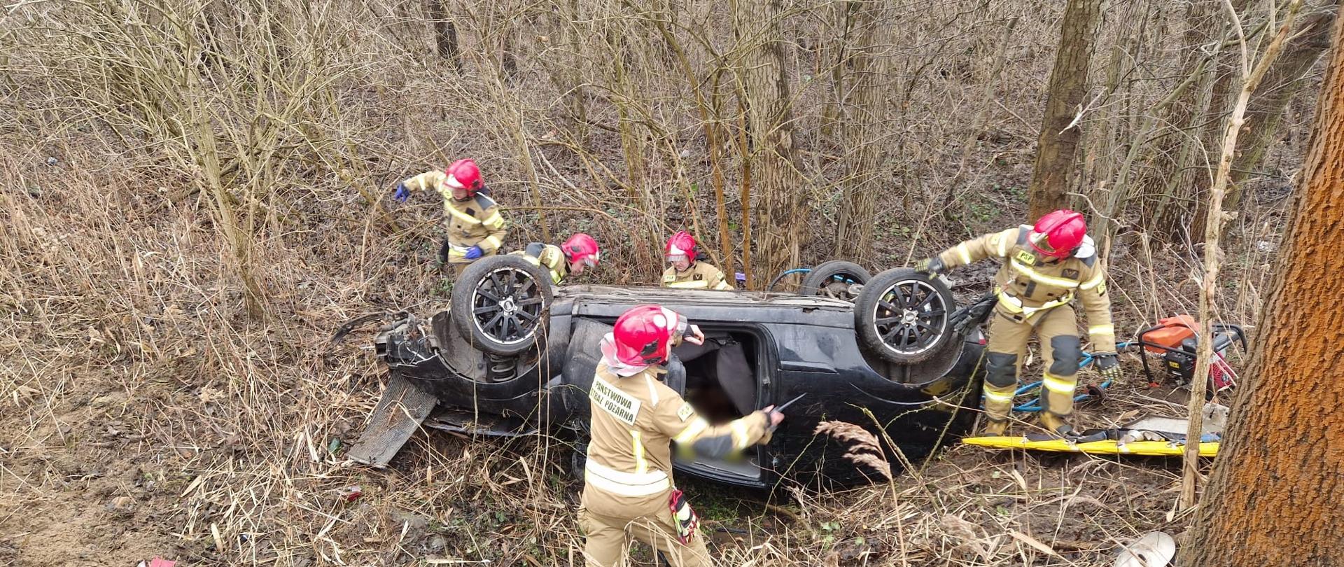 Wypadek drogowy między Wierzchowicami a Świebodowem
