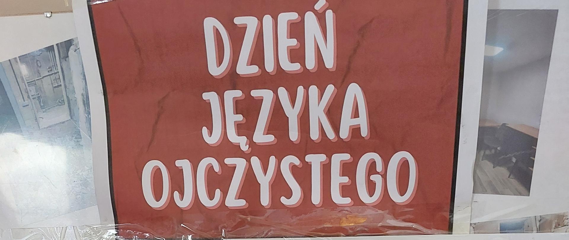 Plakat Dzień Języka Ojczystego