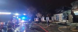 Groźny pożar kompleksu budynków w centrum Sokółki