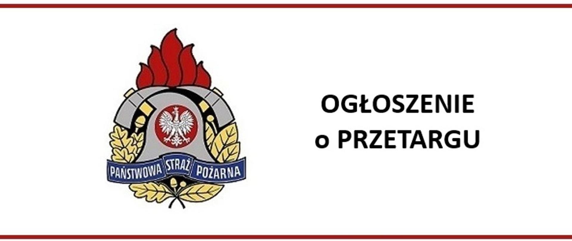 Ogłoszenie o przetargu