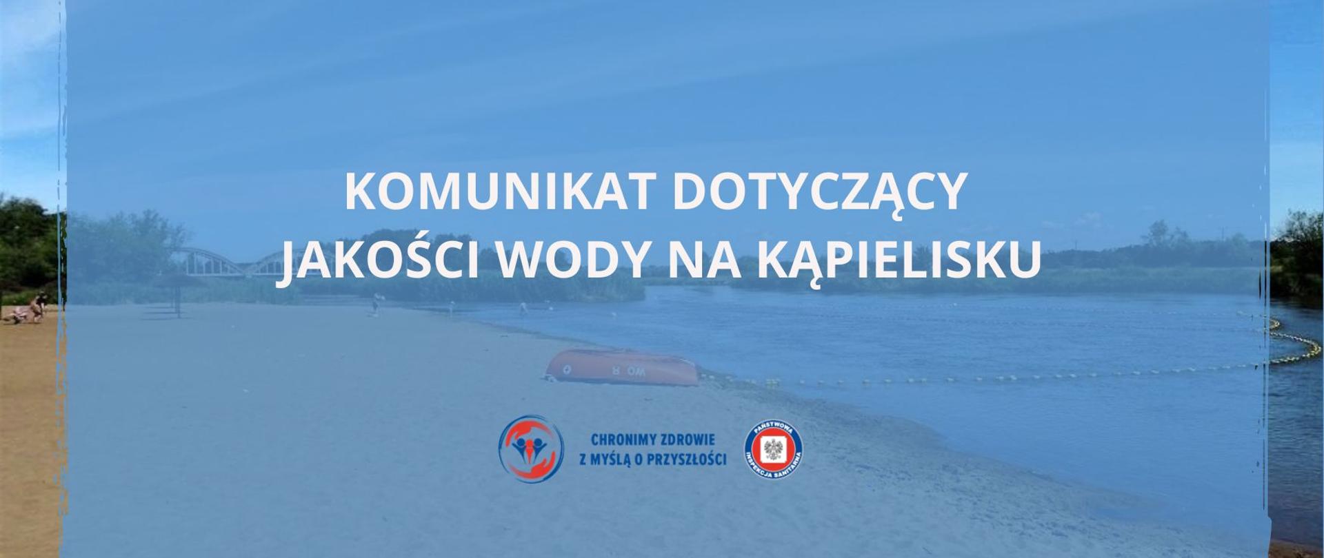 Komunikat dot. jakości wody