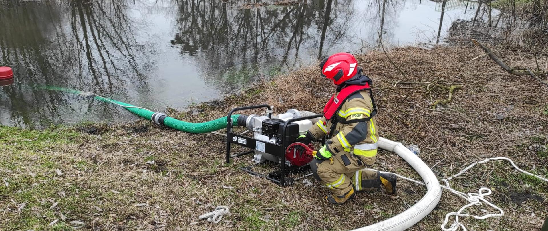 Usuwanie skutków intensywnych opadów w województwie śląskim