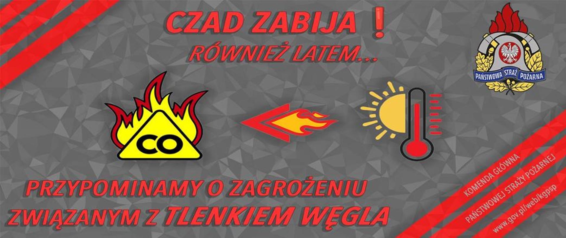 Logo czad zabija
