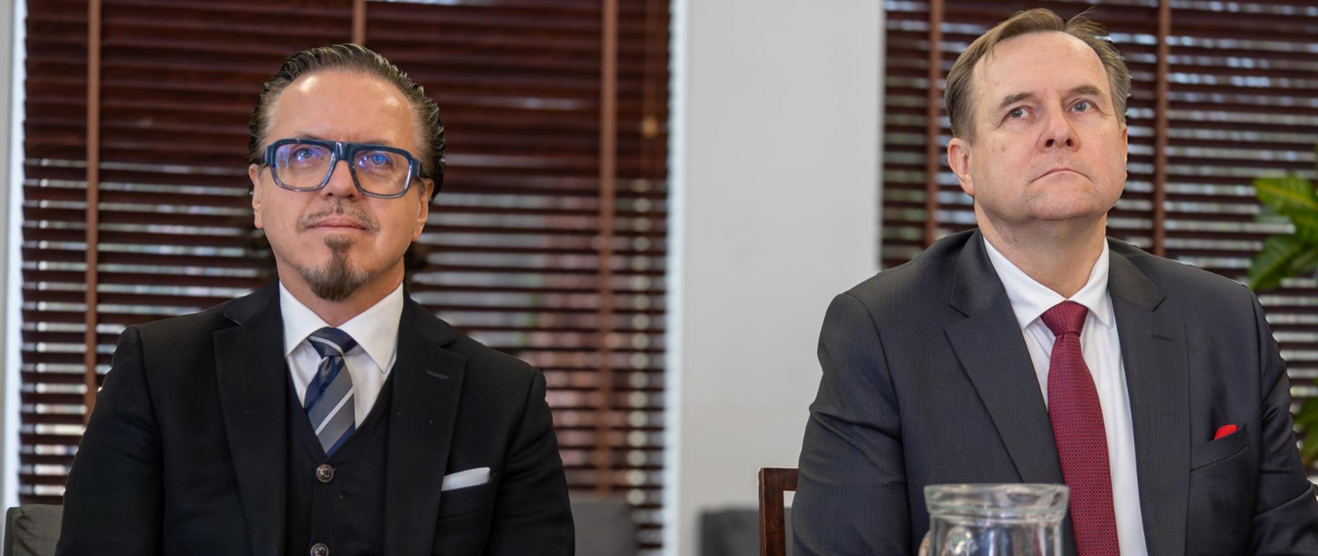 Minister Wojciech Balczun oraz Prezydent Konfederacji Lewiatan Marek Górski.