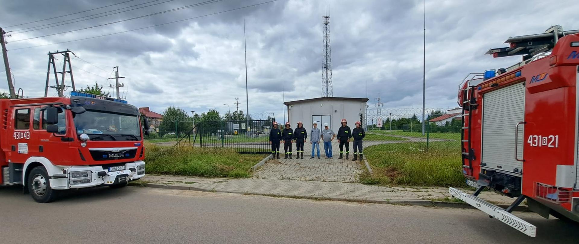 Ćwiczenia doskonalące współdziałanie funkcjonariuszy Państwowej Straży Pożarnej z pracownikami Polskiej Grupy Energetycznej