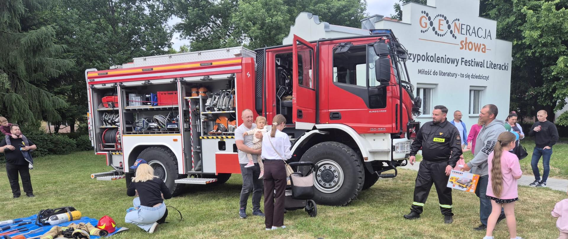 Udział strażaków podczas dwóch pikników w Sandomierzu