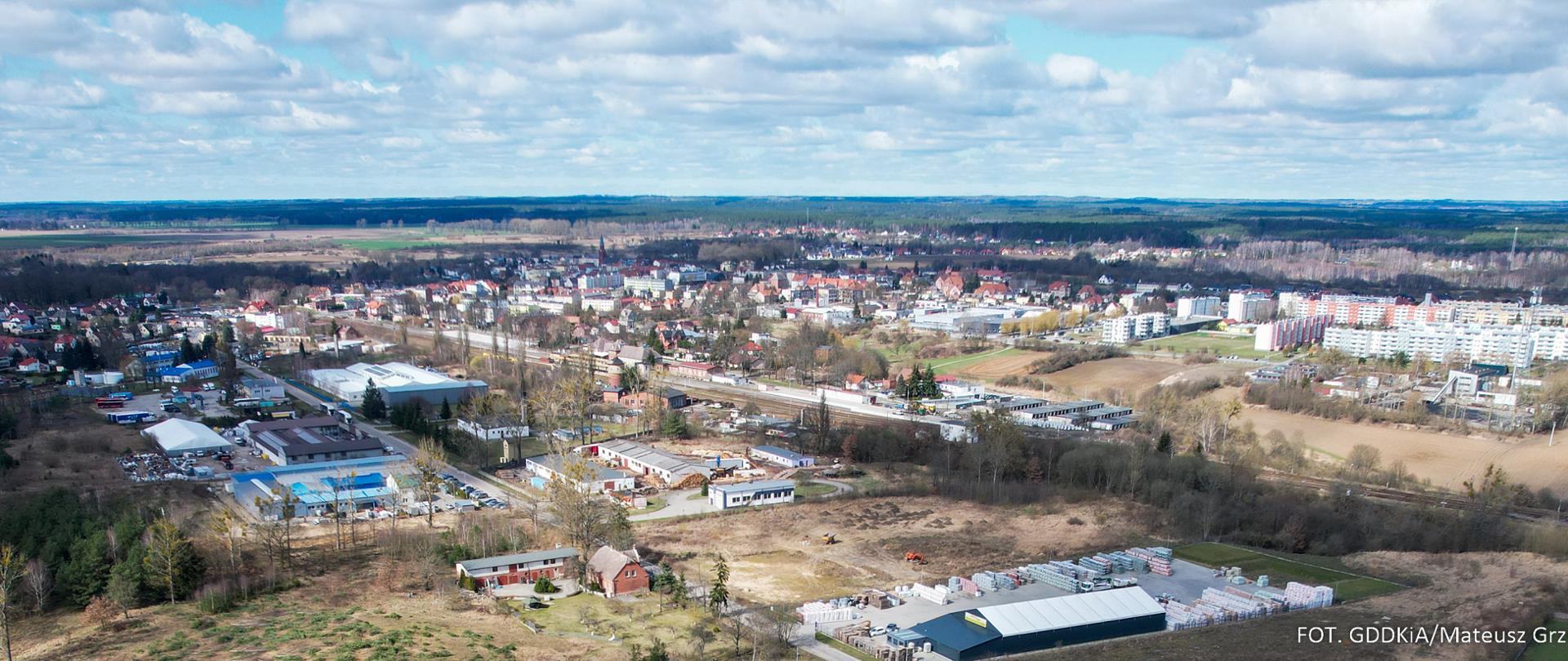 Widok na Złocieniec