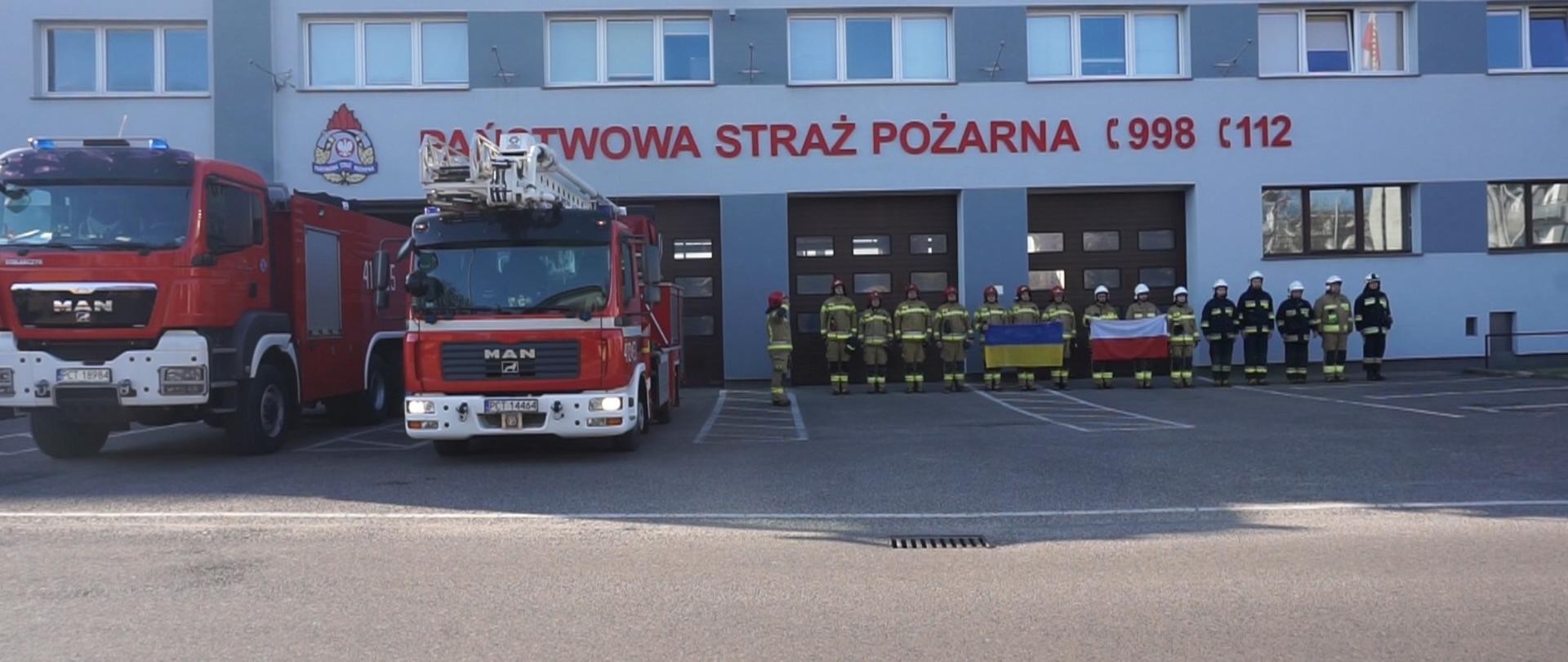 UCZCZENIE MINUTĄ CISZY UKRAIŃSKICH STRAŻAKÓW