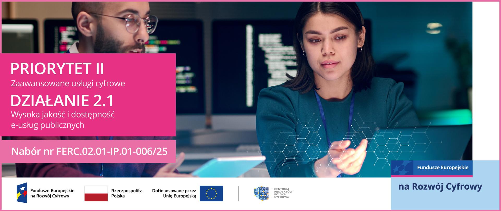 Działanie 2.1. Wysoka jakość i dostępność e-usług publicznych (szósty nabór)