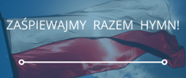 Plakat zaprasza do udziału we wspólnym odśpiewaniu Hymnu Państwowego ze strażakami z Komendy Powiatowej PSP w Golubiu-Dobrzyniu 