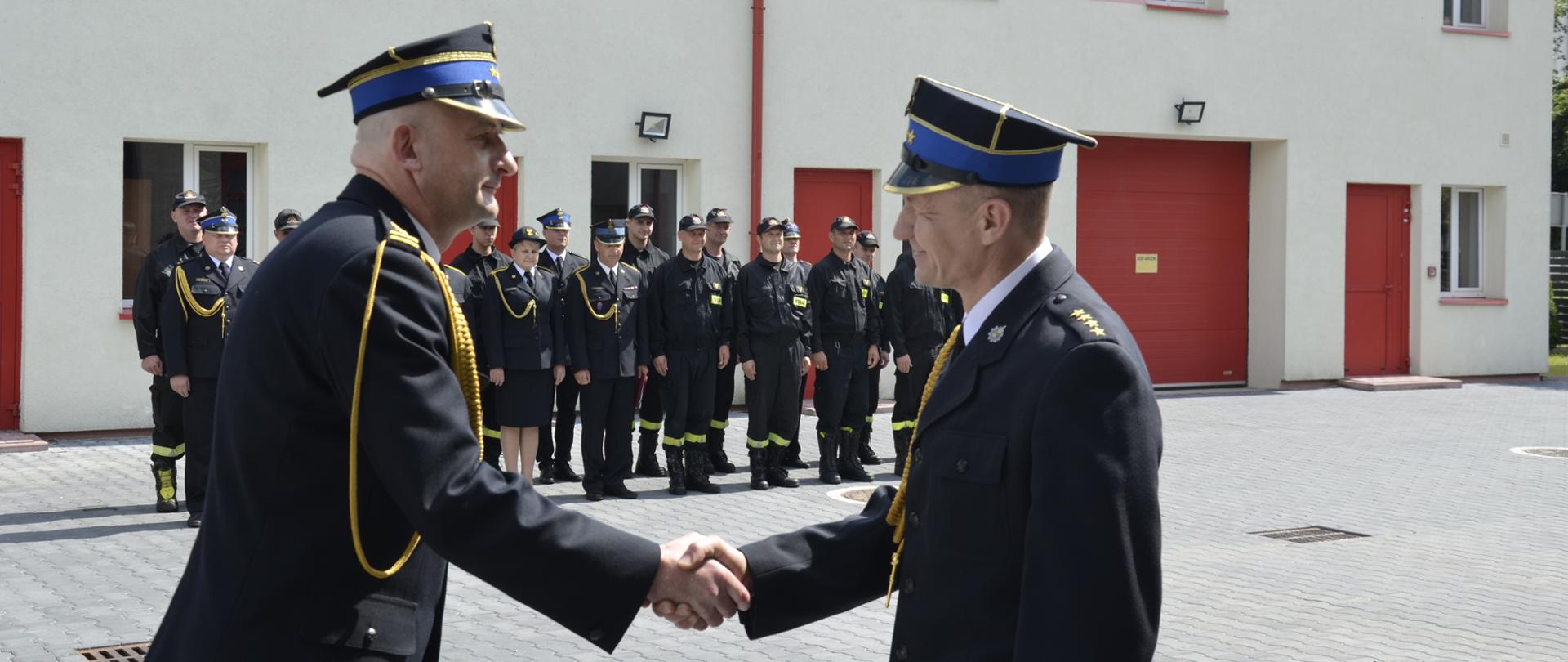 Pożegnanie D-cy JRG Działdowo st. kpt. Krzysztofa Dzięgielewskiego