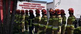 Zdjęcie przedstawia uroczystość Wojewódzkich obchodów Dnia Strażaka