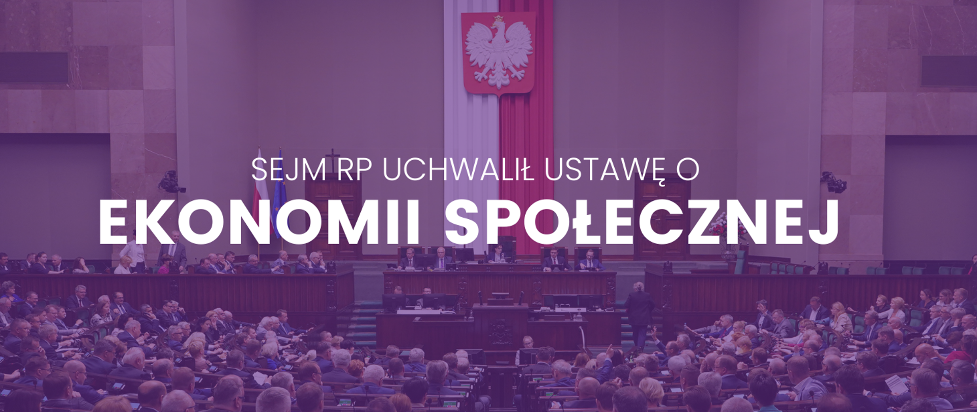Sejm RP uchwalił ustawę o ekonomii społecznej