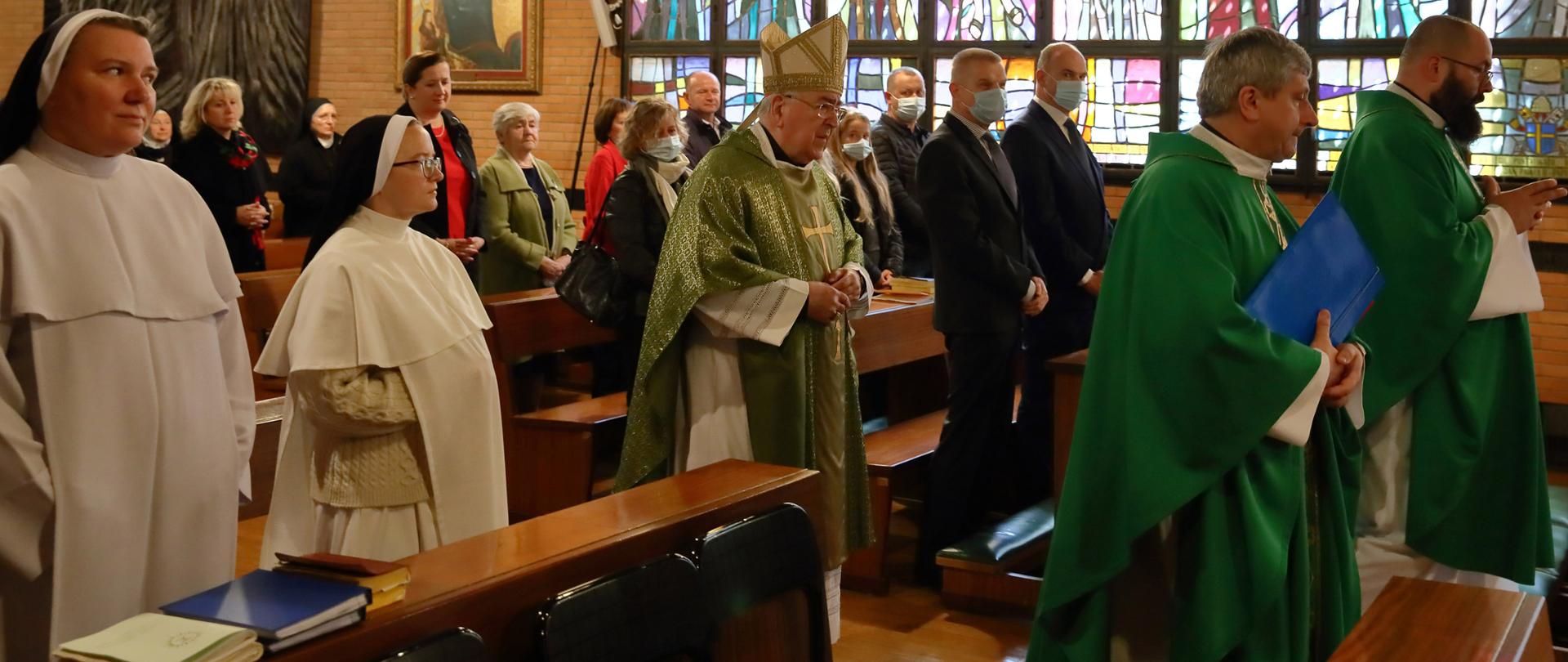 7.11.2021 Rzym. Dom Polski Jana Pawla II na Via Cassia 1200. Msza swieta celebrowana przez kard. Stanislawa Rylko z okazji 40. rocznicy poswiecenia Domu Polskiego przez Jana Pawla II. 