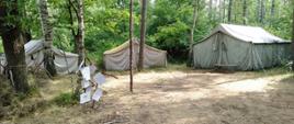 Wizytacja obozu harcerskiego w Kocubach