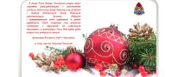 Z okazji Świąt Bożego Narodzenia pragnę złożyć wszystkim funkcjonariuszom i pracownikom cywilnym Państwowej Straży Pożarnej oraz druhnom i druhom Ochotniczych Straży Pożarnych najserdeczniejsze życzenia. Pięknych i niezapomnianych chwil spędzonych w gronie najbliższych. Niech świąteczny czas przyniesie wytchnienie i odpoczynek od codziennych obowiązków, a nadchodzący Nowy Rok będzie pełen nadziei oraz spełnionych marzeń.
Komendant Powiatowy PSP w Garwolinie
st. bryg. mgr inż. Krzysztof Tuszowski
