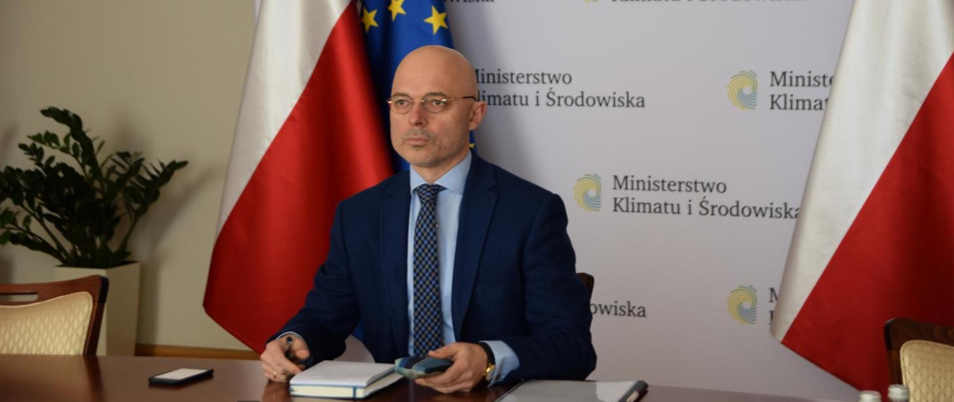 Minister klimatu i środowiska Michał Kurtyka