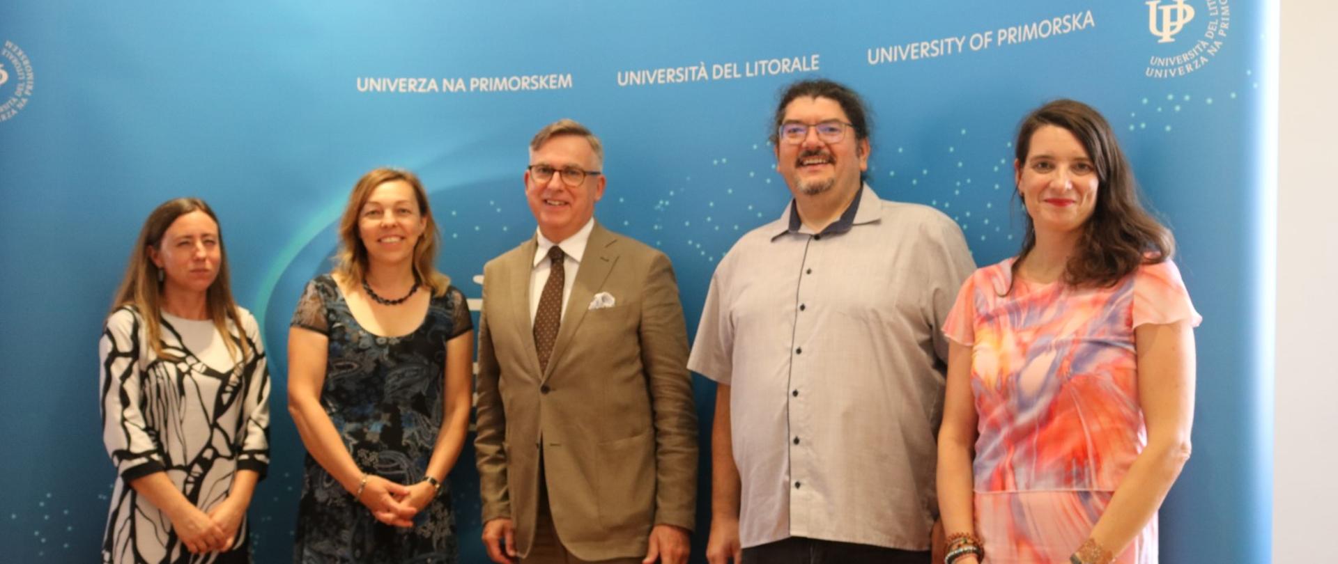 Wizyta Ambasadora Krzysztofa Olendzkiego na Uniwersytecie Primorska w Koprze