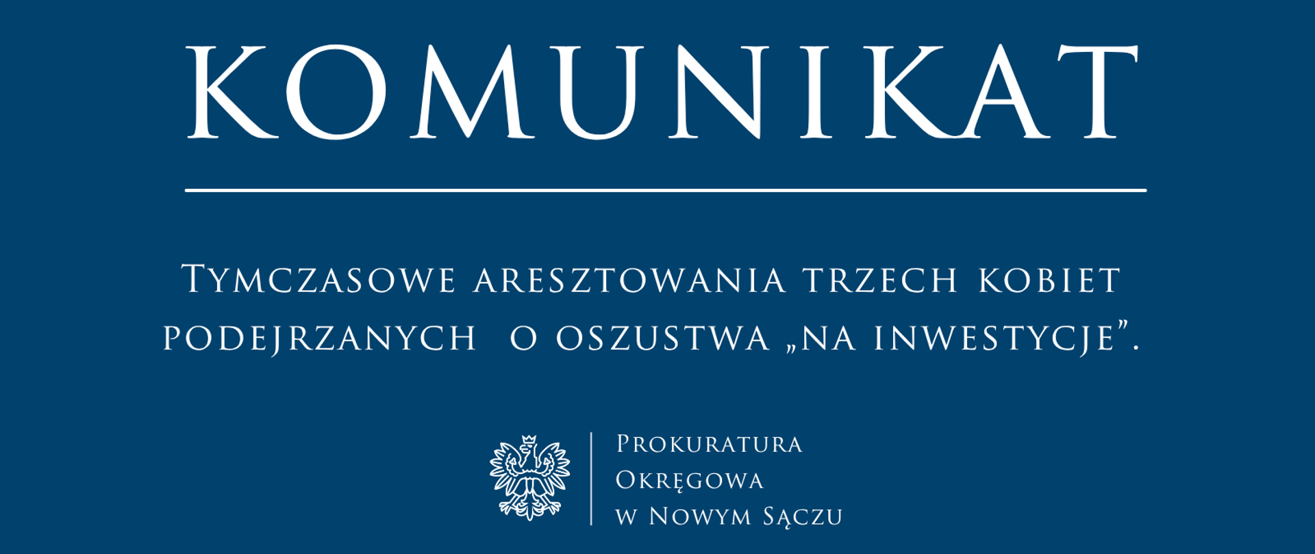 Tymczasowe aresztowania trzech kobiet podejrzanych o oszustwa „na inwestycje”.