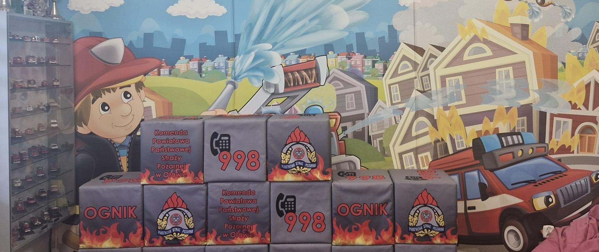 Sala edukacyjna przy Komendzie Powiatowej PSP w Oławie